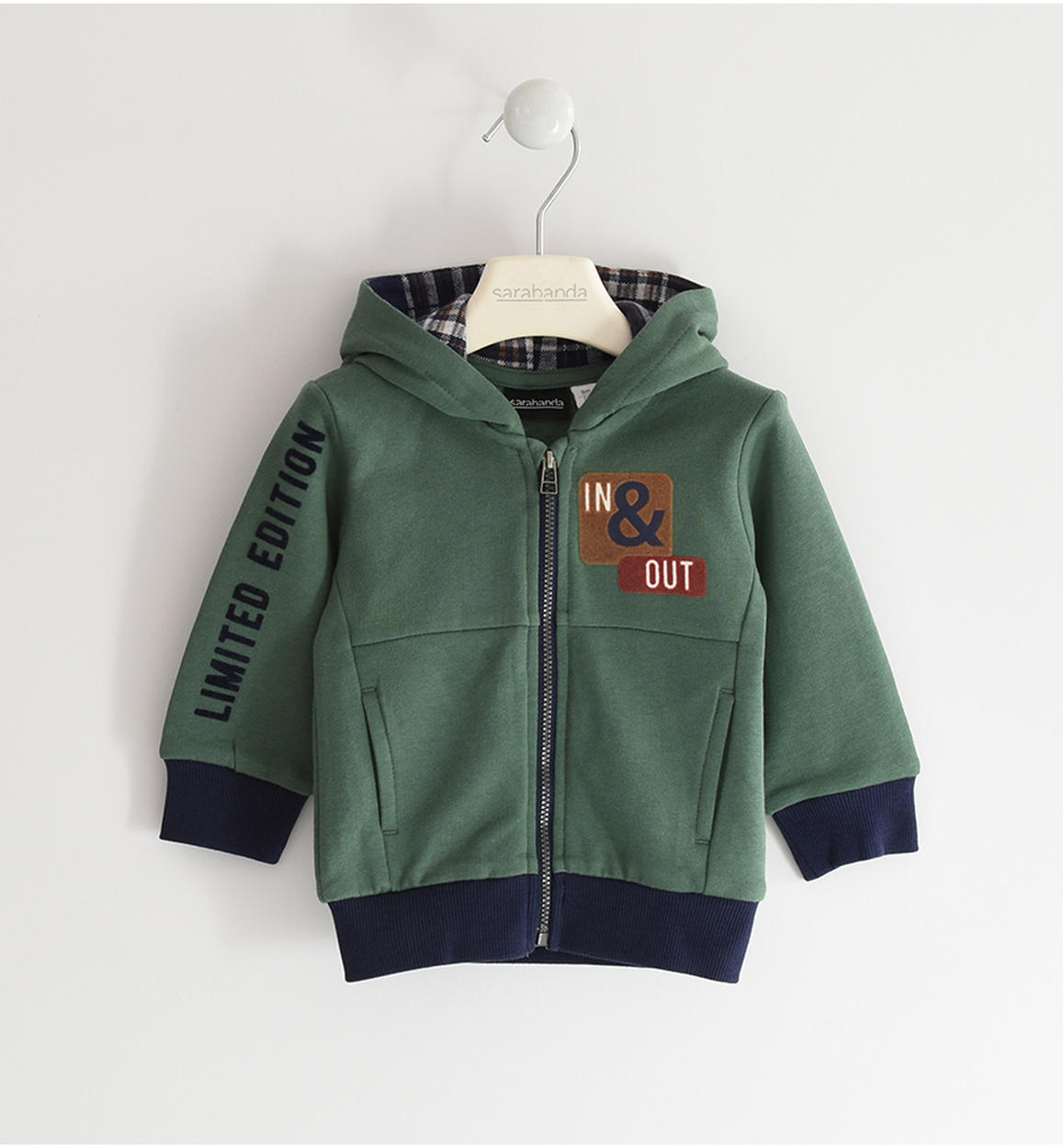 Pullover con toppe per bambino da 9 mesi a 8 anni Sarabanda