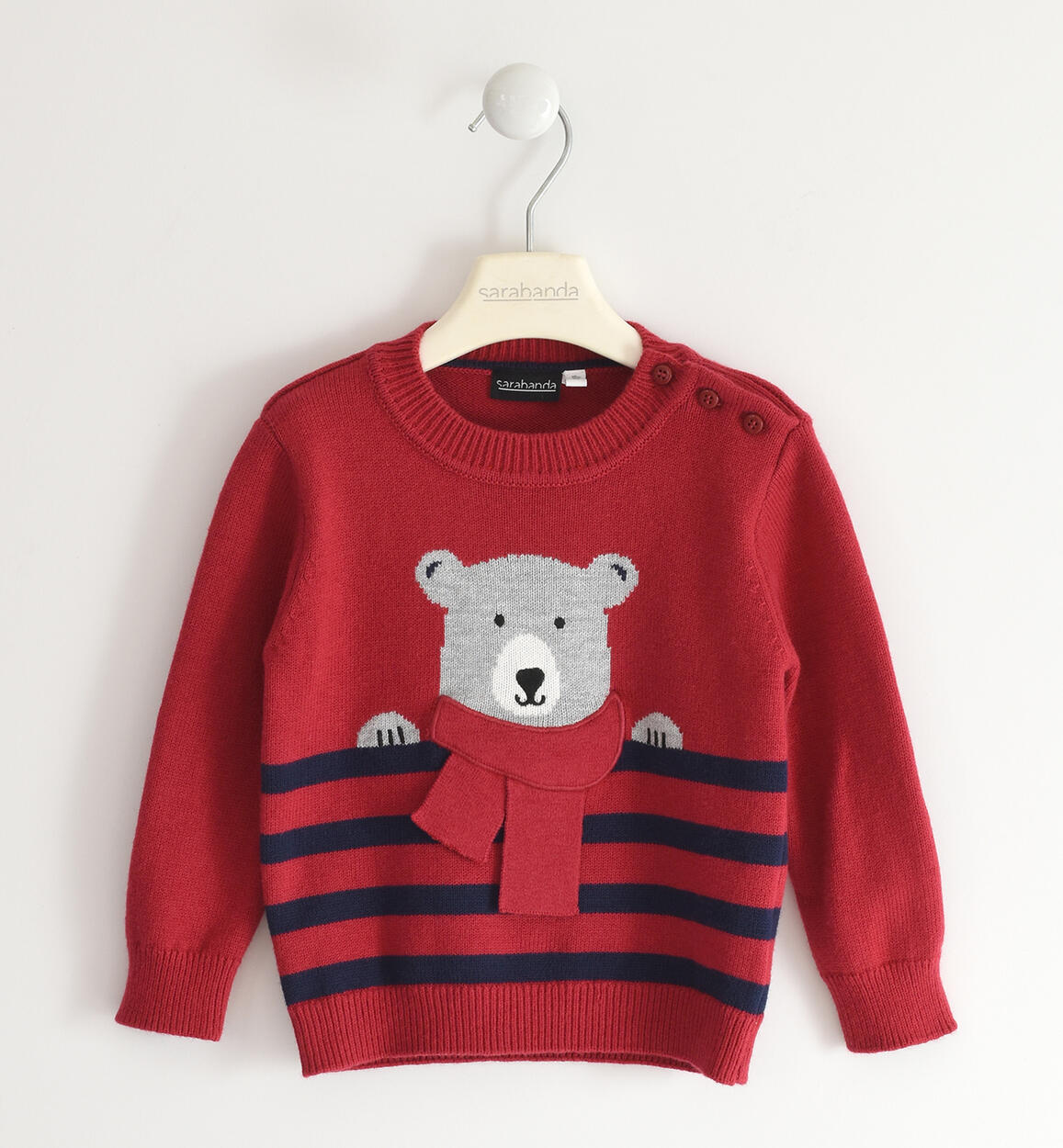Maglione in tricot per bambino ROSSO Sarabanda