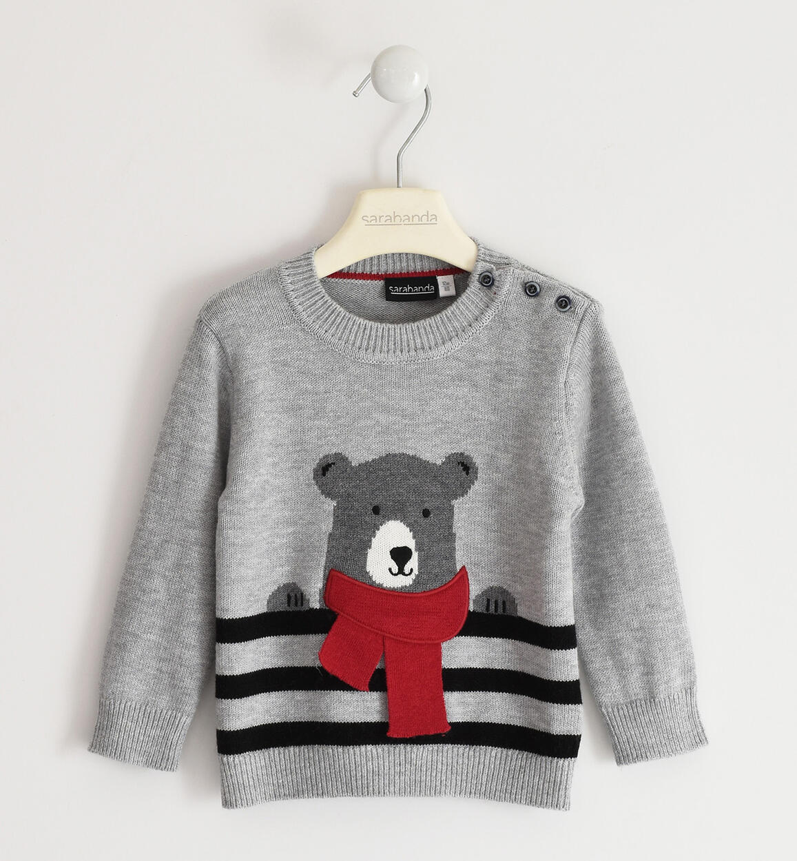 Maglione in tricot per bambino GRIGIO Sarabanda