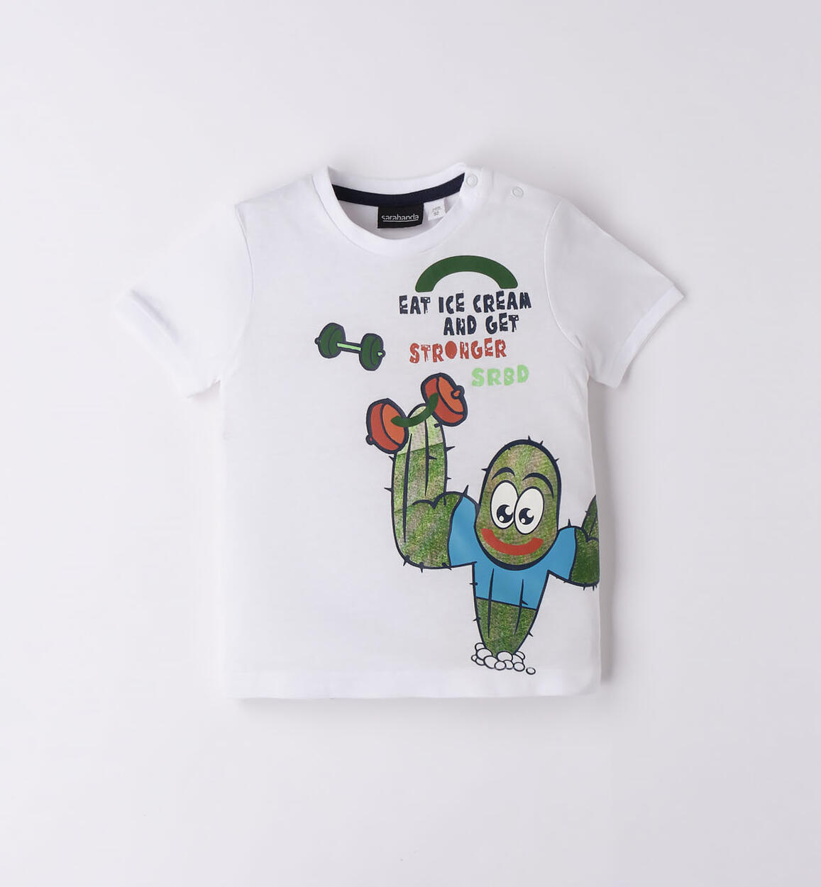 T-shirt jersey 100% cotone bambino VERDE Sarabanda