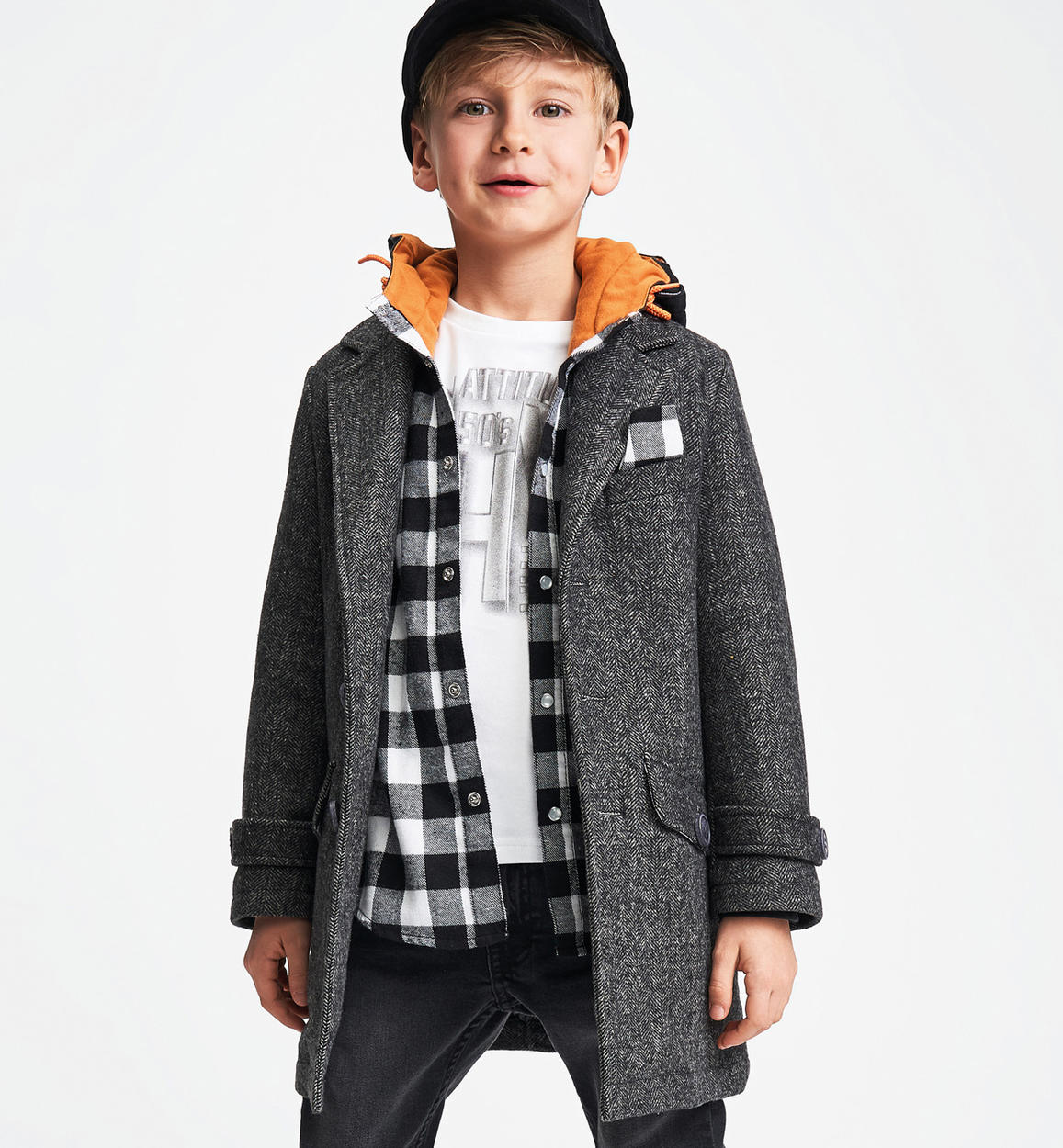 Cappotto con gilet per bambino da 6 a 16 anni Sarabanda - Miniconf Shop