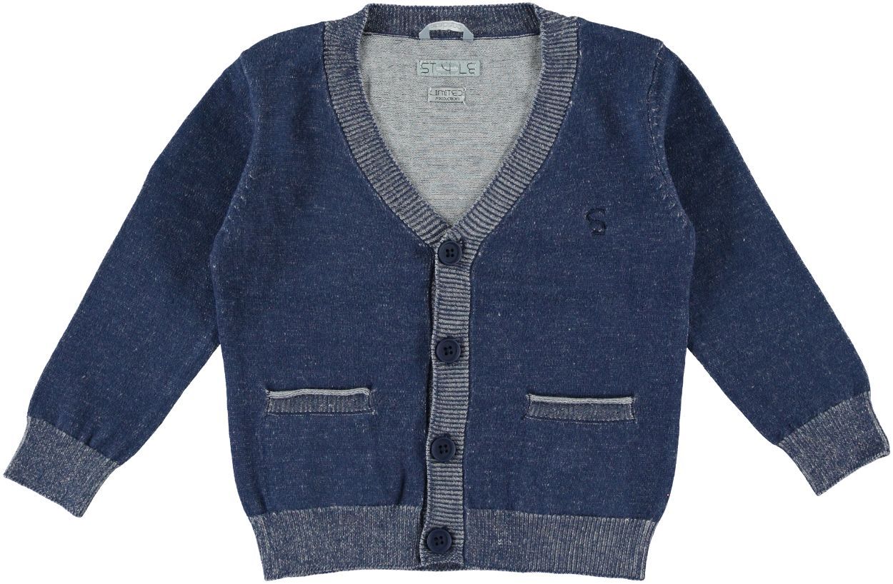 Cardigan in tricot effetto melange per bambino da 6 mesi a 7 anni Sarabanda  - Miniconf Shop