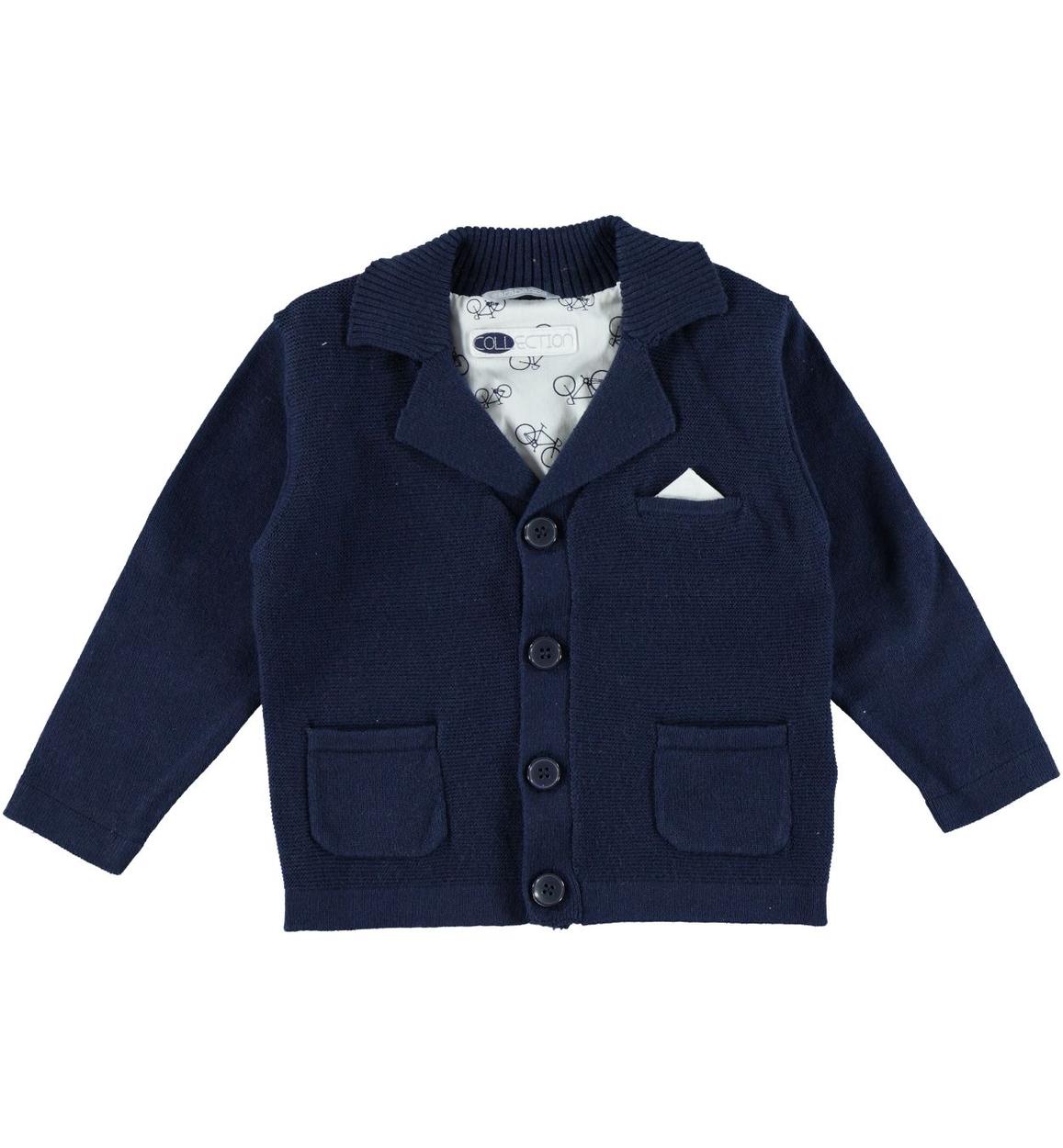  Elegante  cardigan  in tricot 100 cotone per bambino da 6 