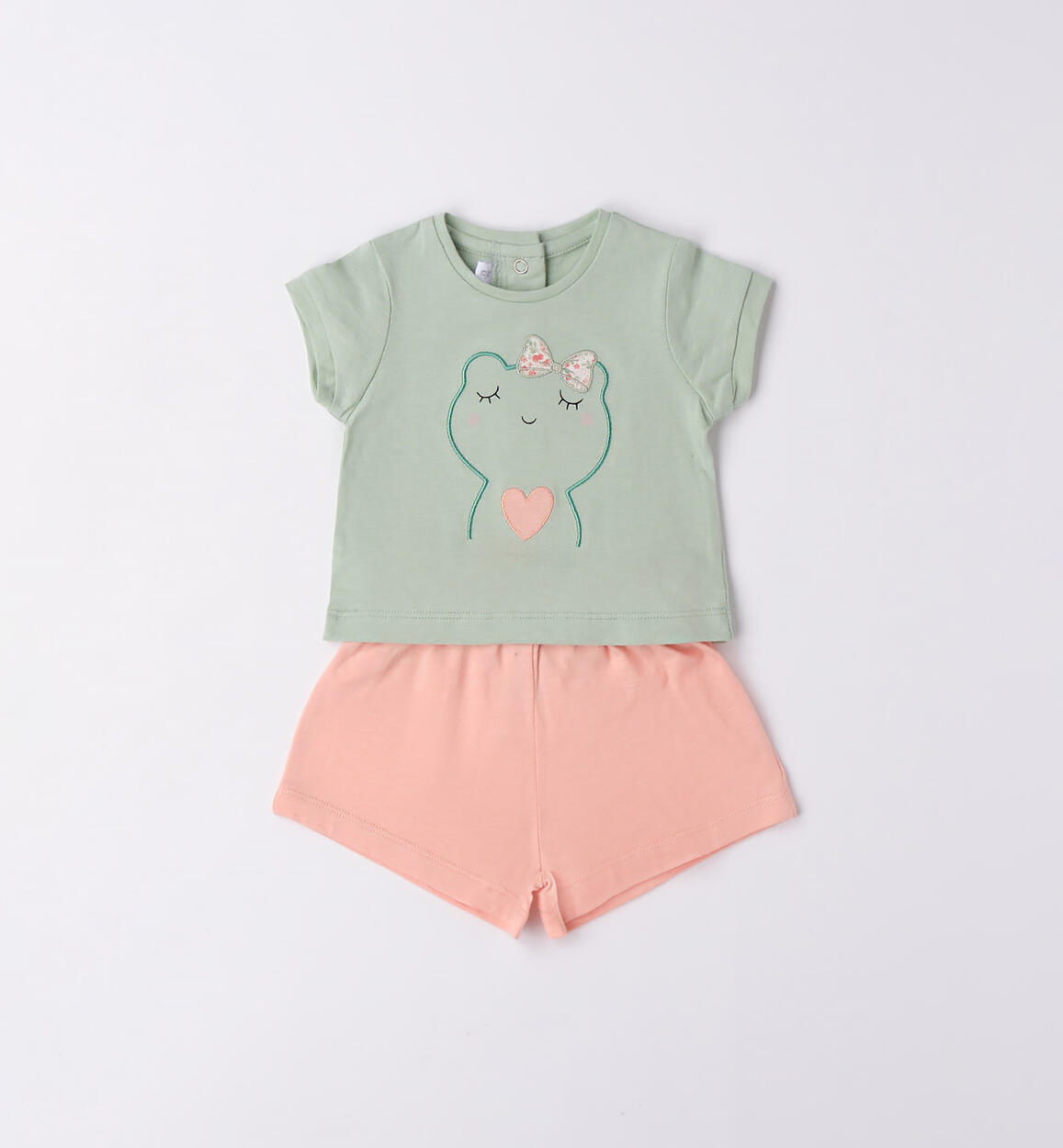 Minibanda frog outfit for girls, from 1 to 24 months GREEN Minibanda