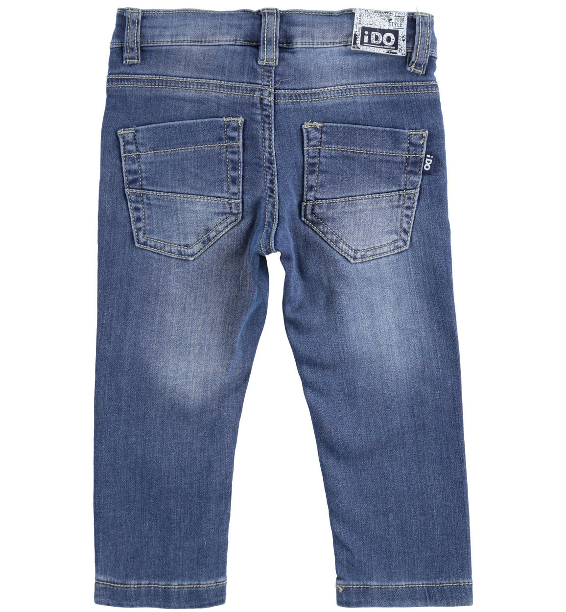 Pantalone in denim con toppe per bambino da 6 mesi a 7 anni iDO - Miniconf  Shop
