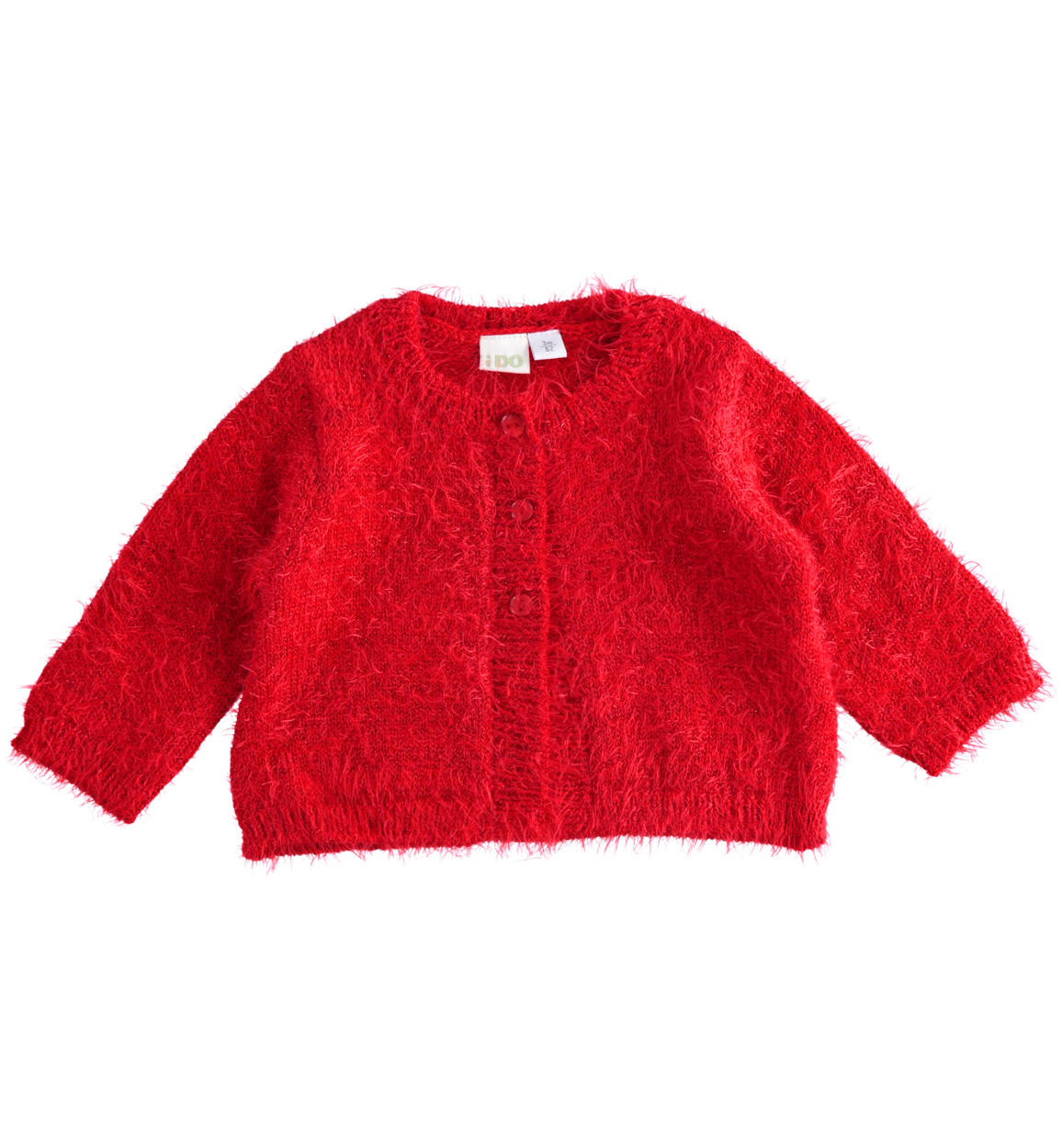 Cardigan in tricot lurex ROSSO iDO