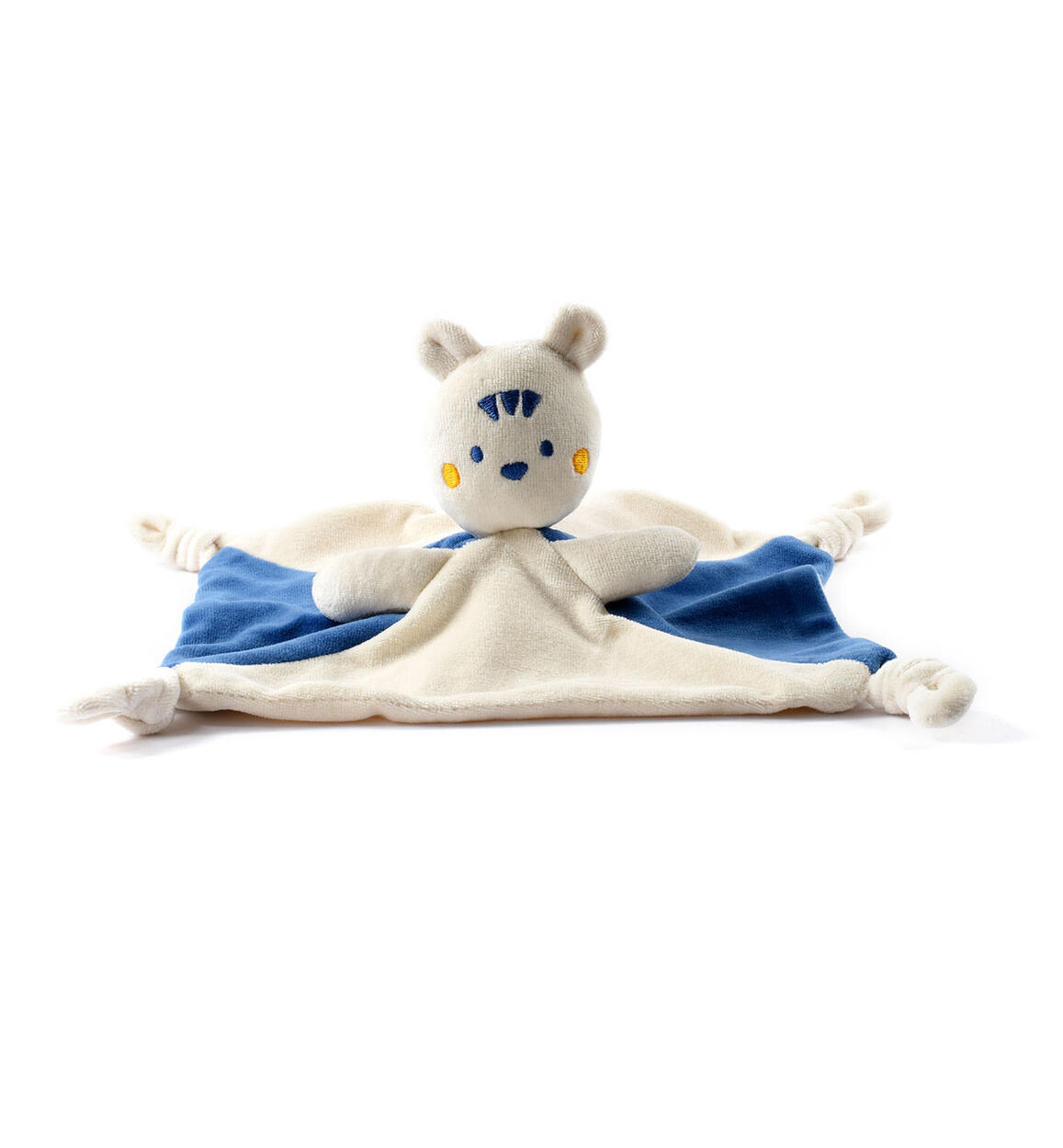 Newborn baby doudou with teddy bear from 0 to 18 months iDO BLUE iDO