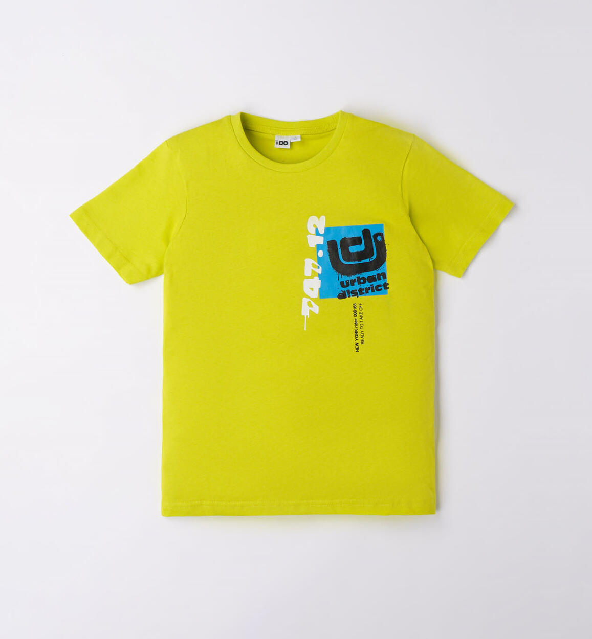 T-shirt urban per ragazzo VERDE iDO