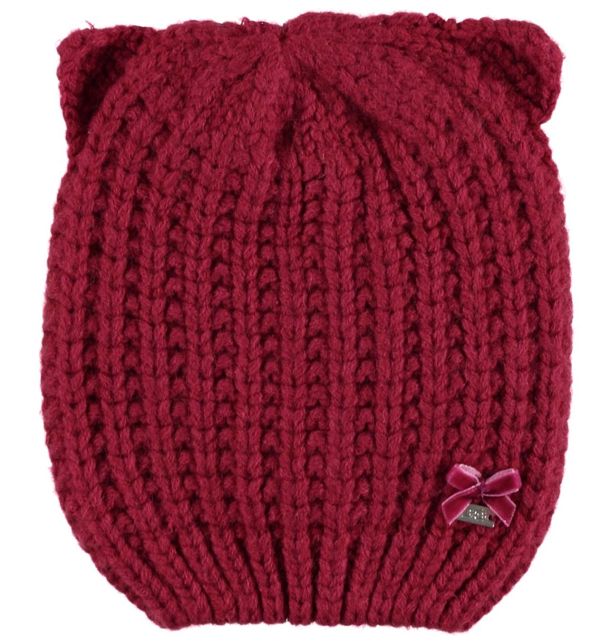 Cappellino Con Orecchie Lavorazione A Maglia Inglese Per Bambina Da 6 A 36 Mesi Ido Miniconf Shop