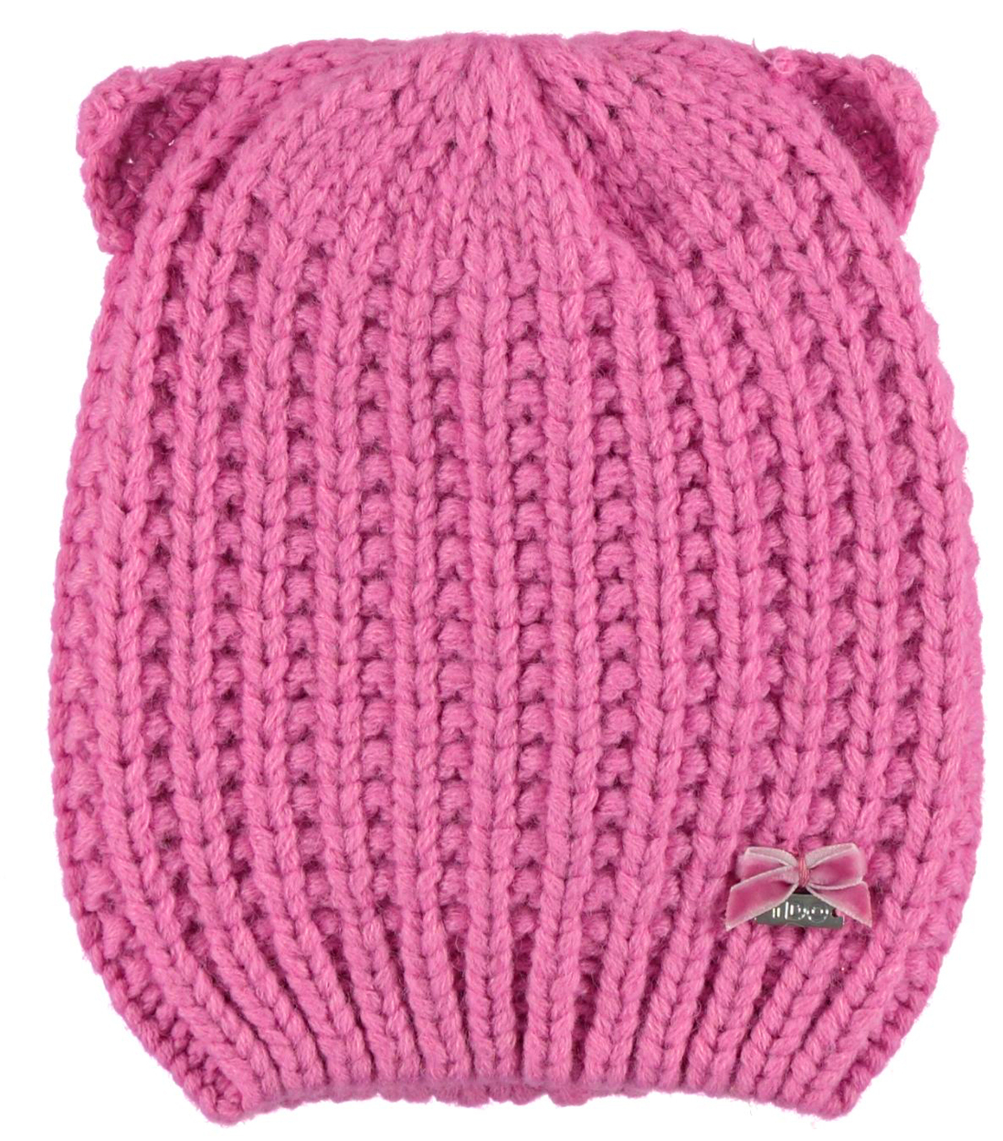 Cappellino Con Orecchie Lavorazione A Maglia Inglese Per Bambina Da 6 A 36 Mesi Ido Miniconf Shop