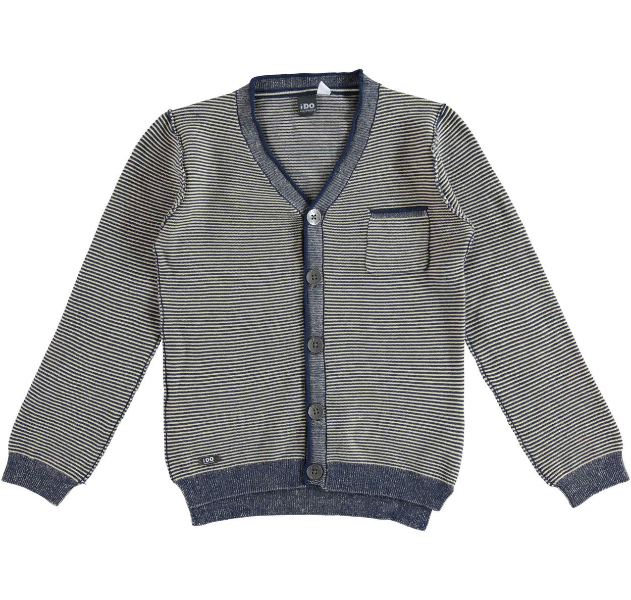 Cardigan bambino con toppe da 9 mesi a 8 anni iDO