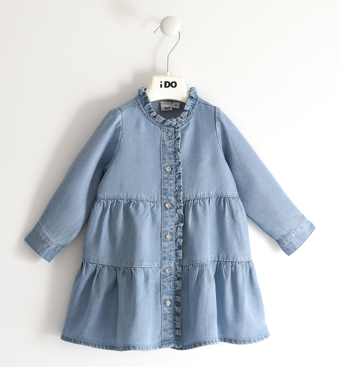 Abito bambina 100% lyocell BLU iDO