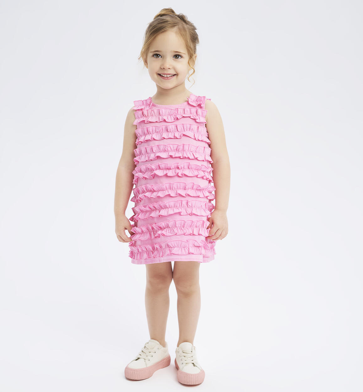 Girls' ruffled dress PINK Sarabanda