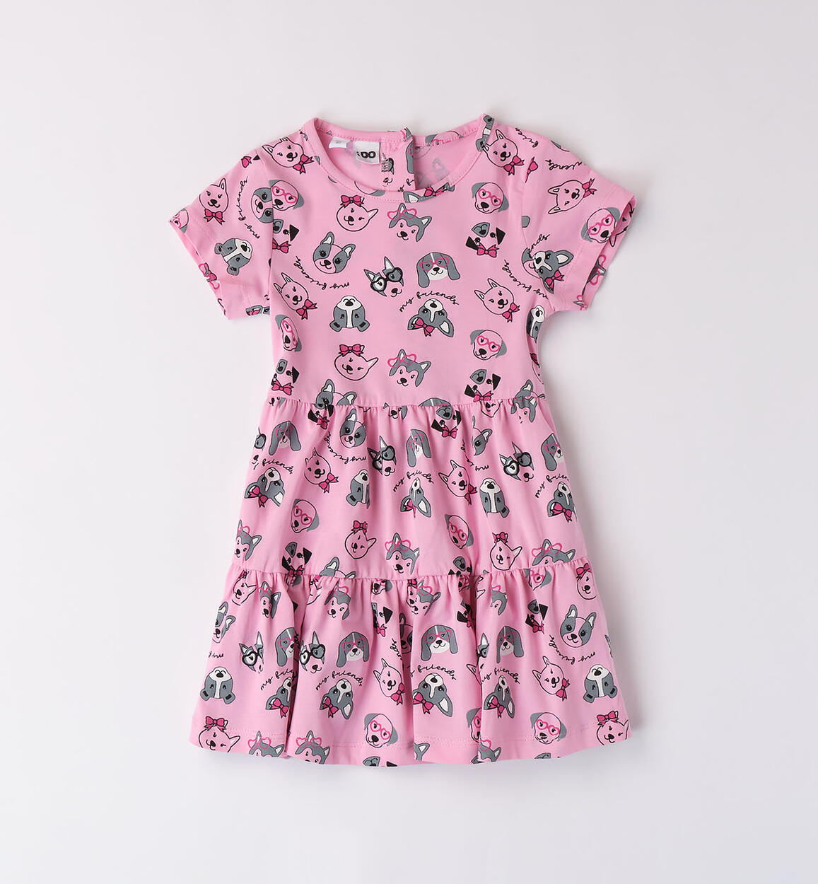 Girls' puppy dress PINK iDO