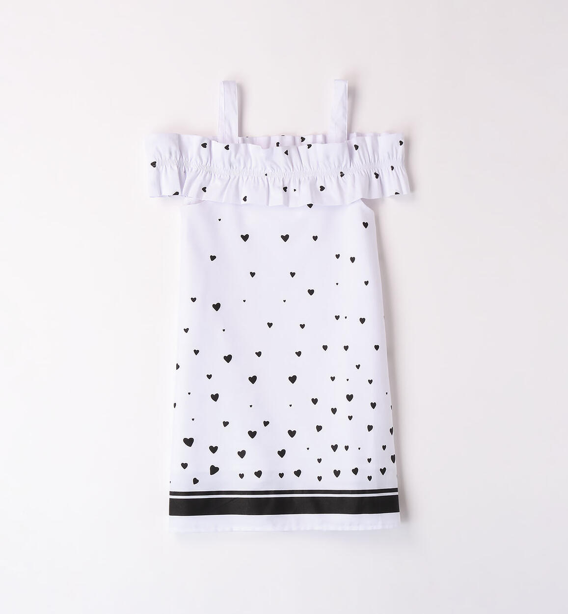 Girls' heart design dress WHITE Sarabanda