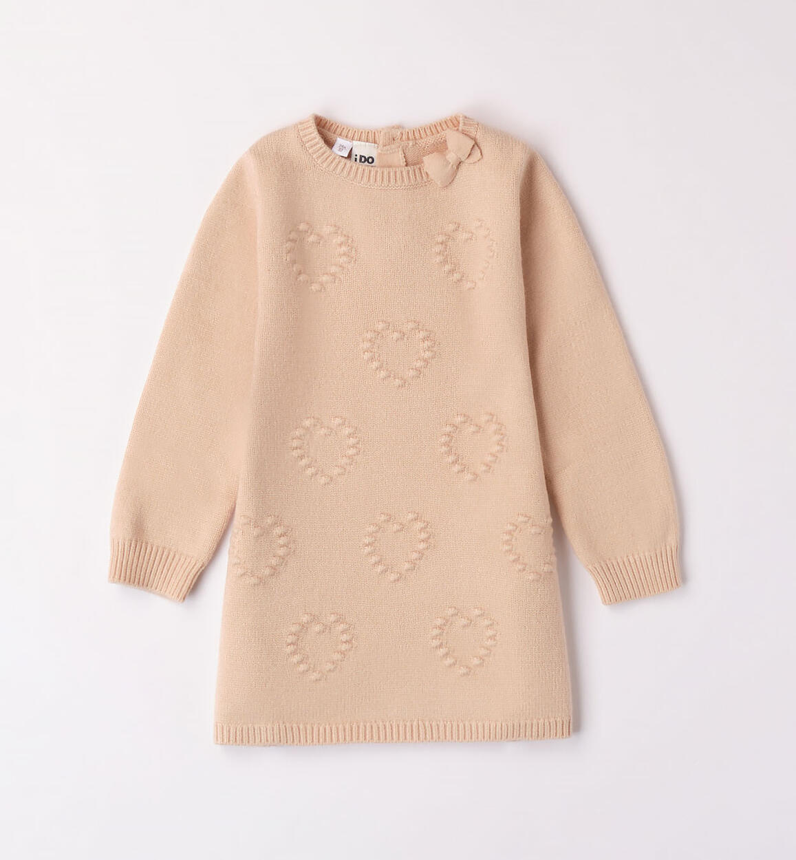 Abito in tricot per bambina BEIGE iDO