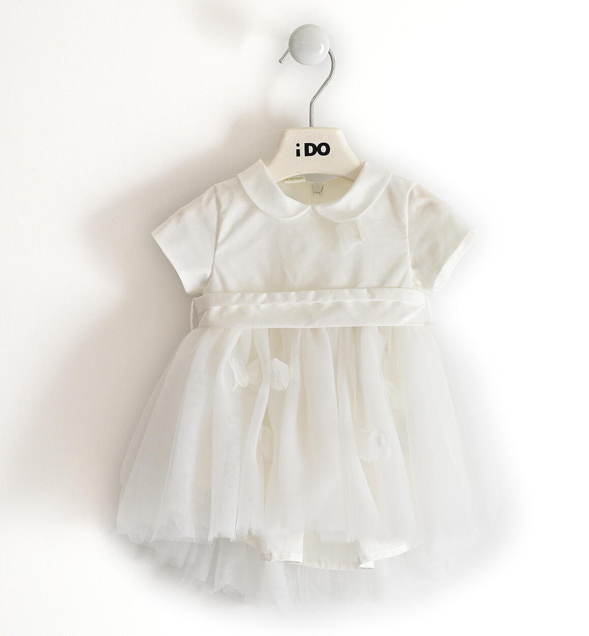 Elegant dress for baby girl asymmetrical length