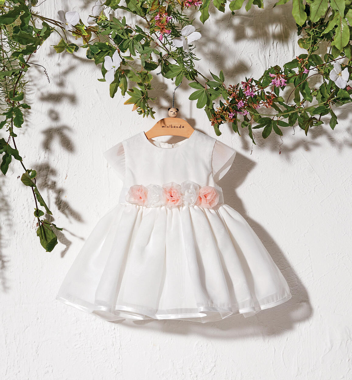 Girls' formal dress CREAM Minibanda