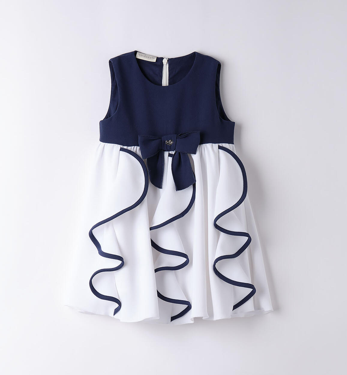 Girls' sleeveless dress BLUE Sarabanda