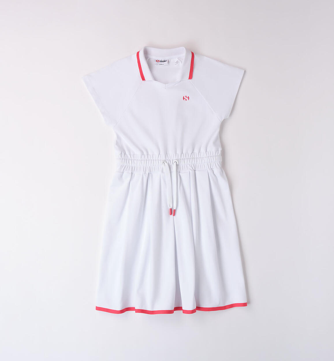 Sporty Dress for Girls WHITE SUPERGA