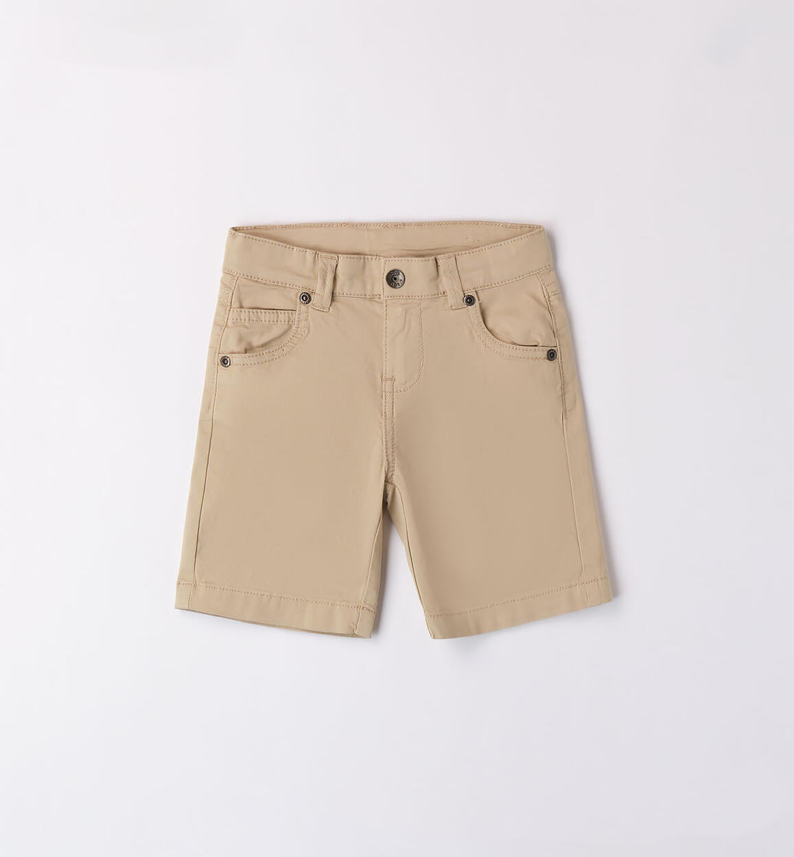 Bermuda in twill per bambino BEIGE iDO