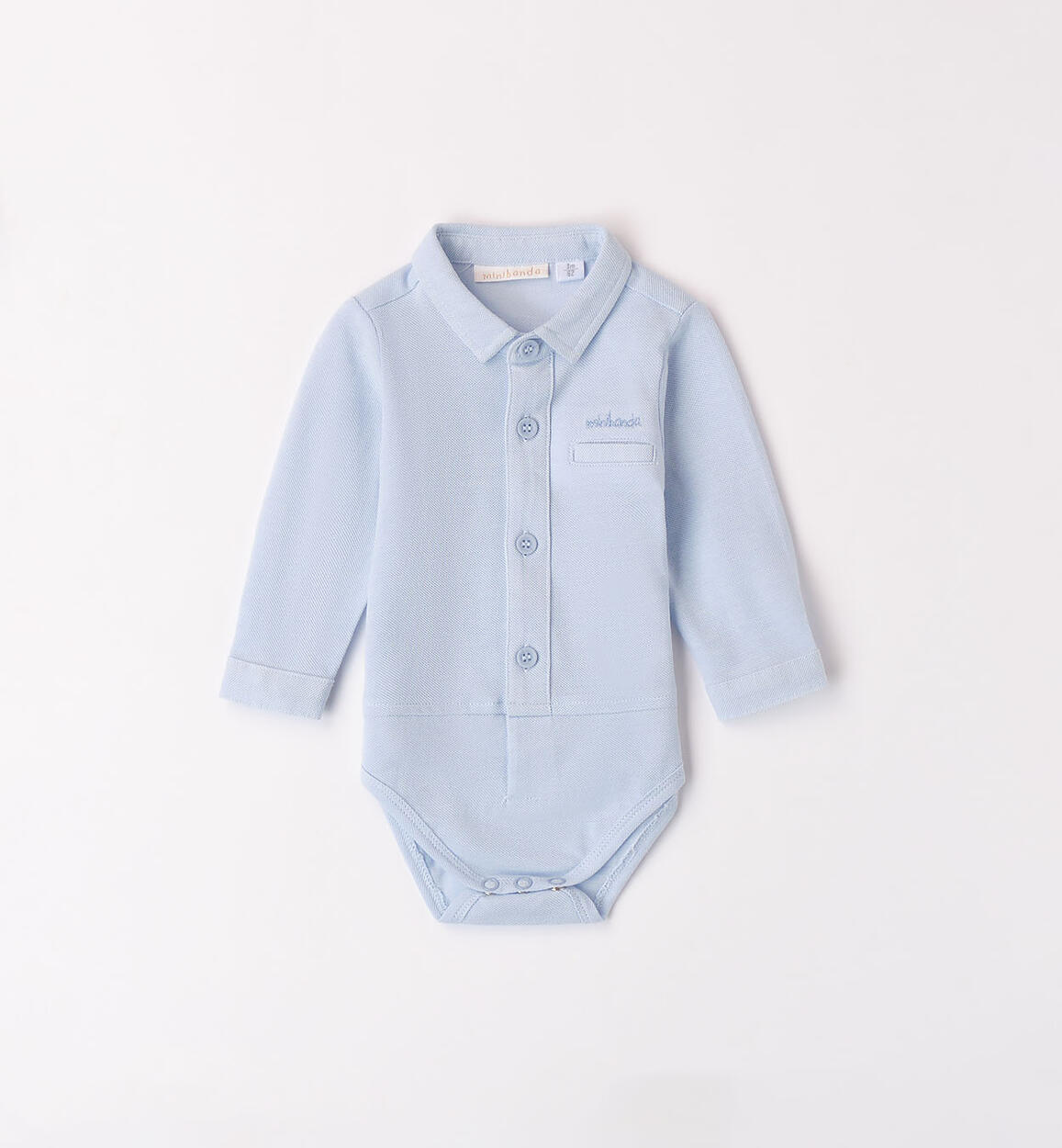 Baby boys' bodysuit LIGHT BLUE Minibanda