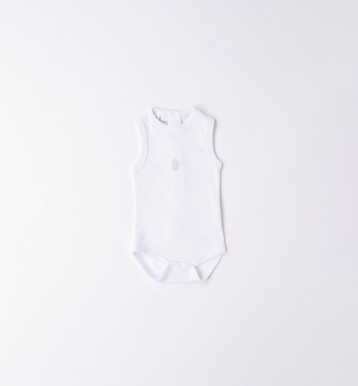 Body neonato intimo smanicato BIANCO iDO