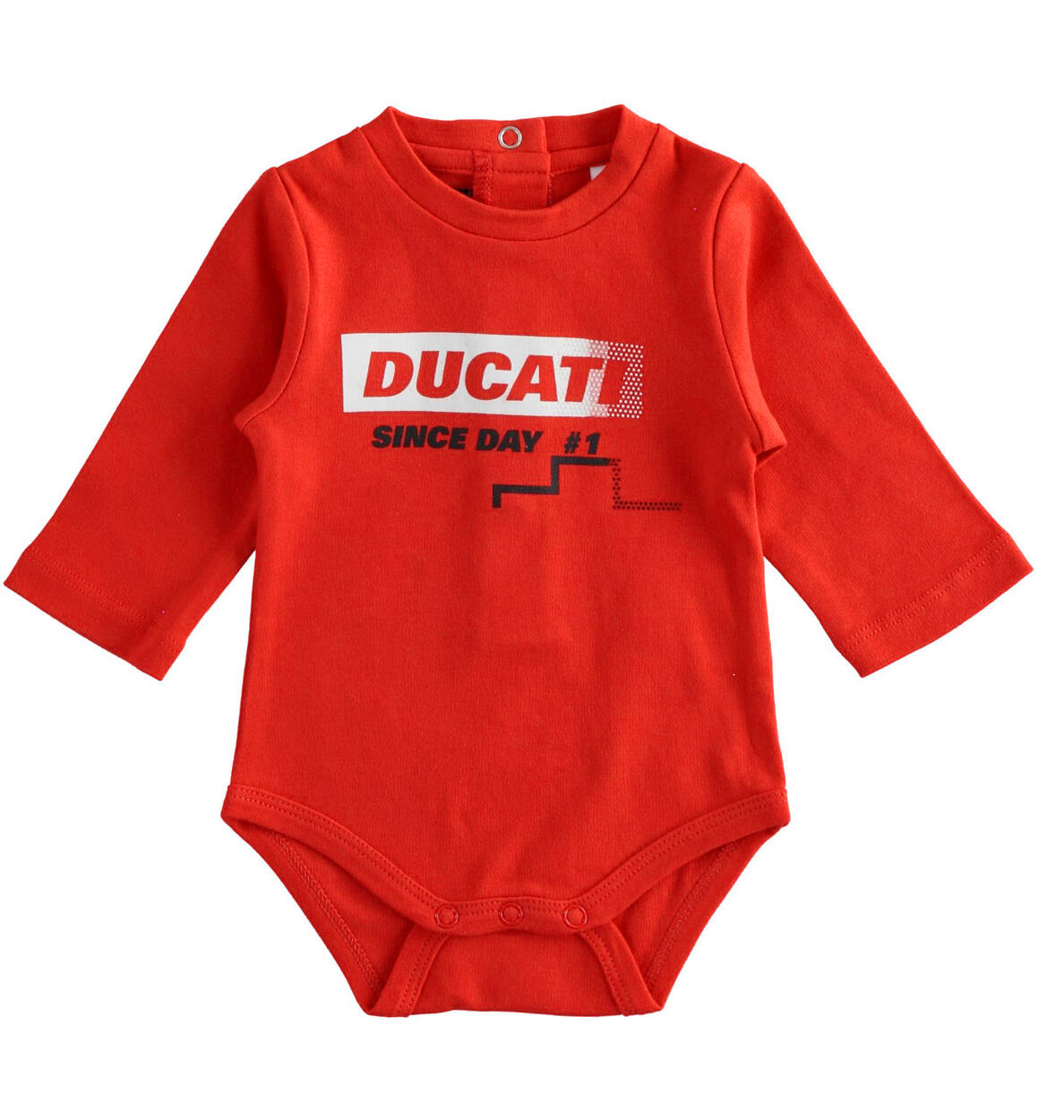 Body neonato manica lunga Ducati ROSSO DUCATI