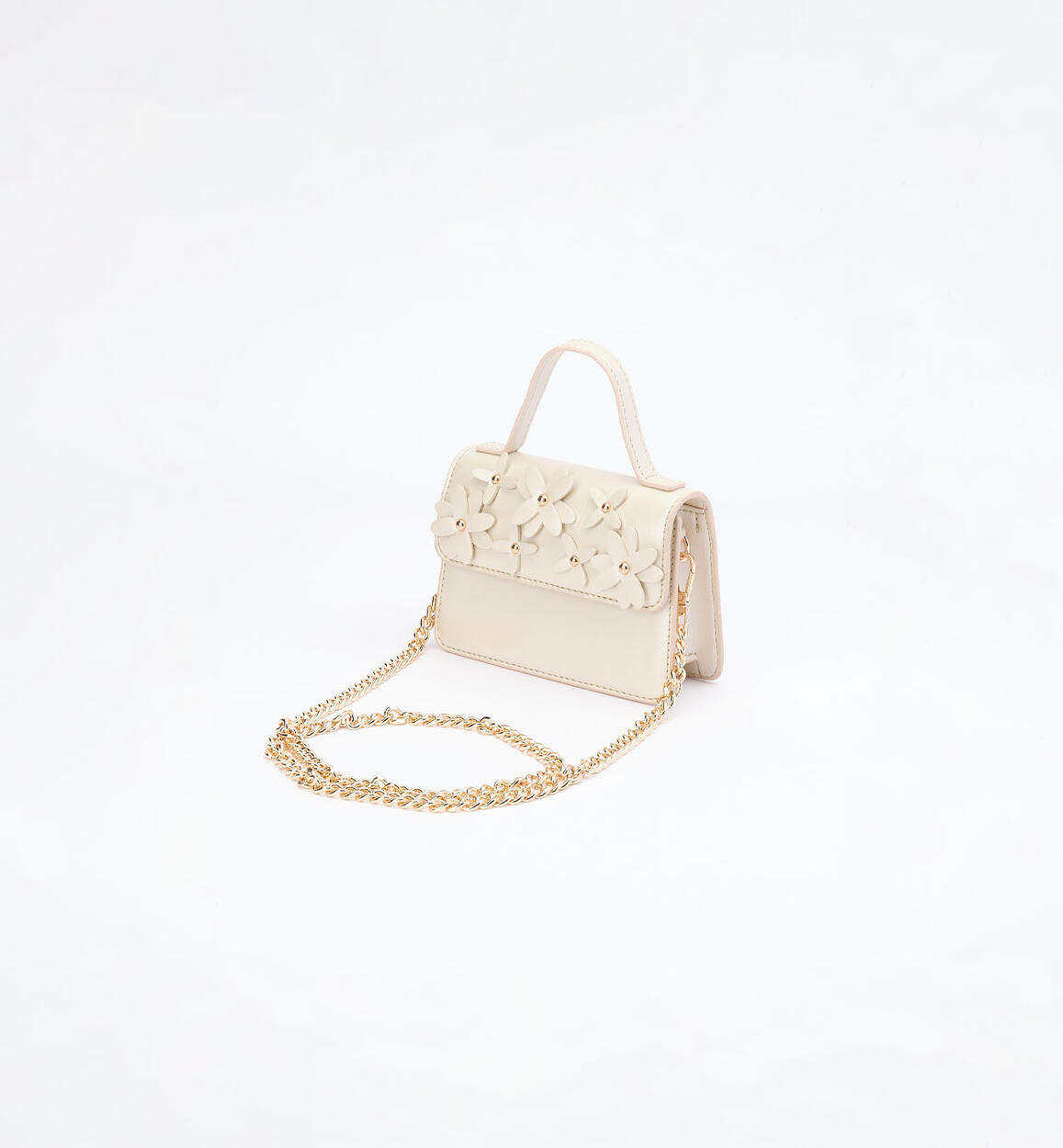 Girls' floral bag  CREAM iDO