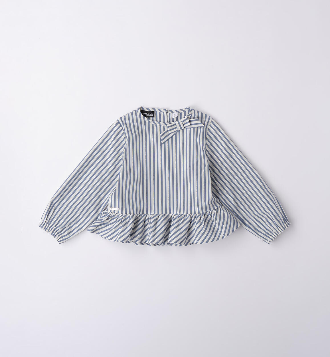 Camicia a righe bambina BLU Sarabanda