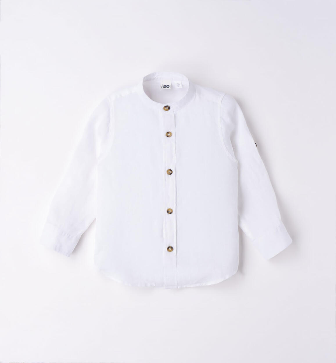 Camicia bambino coreana BIANCO iDO