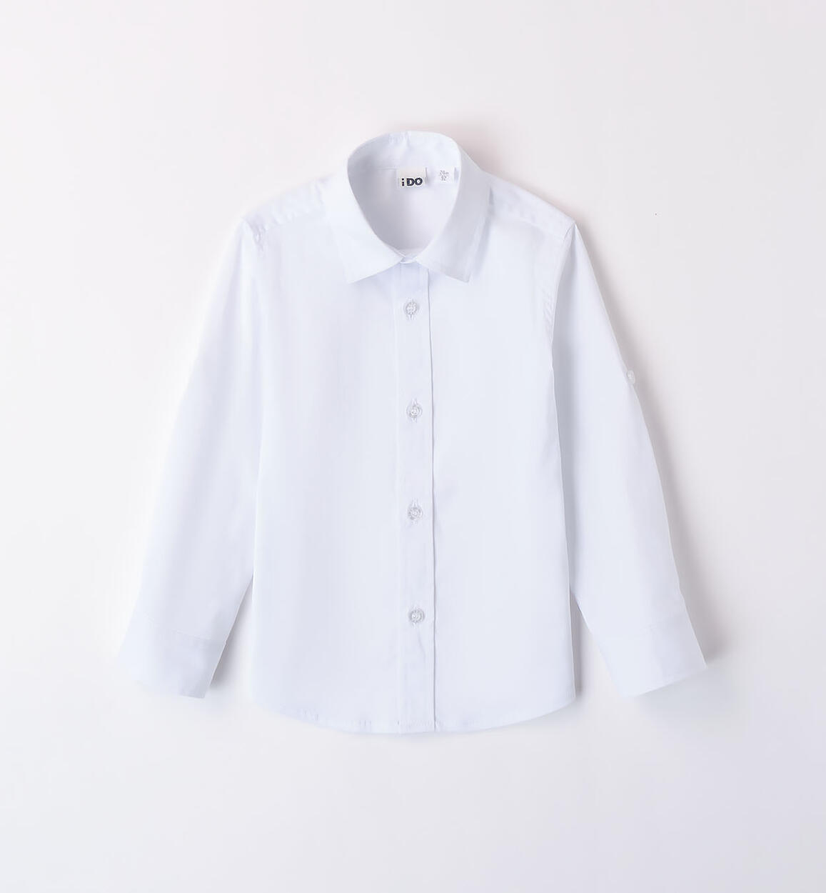 Camicia classica per bambino BIANCO iDO