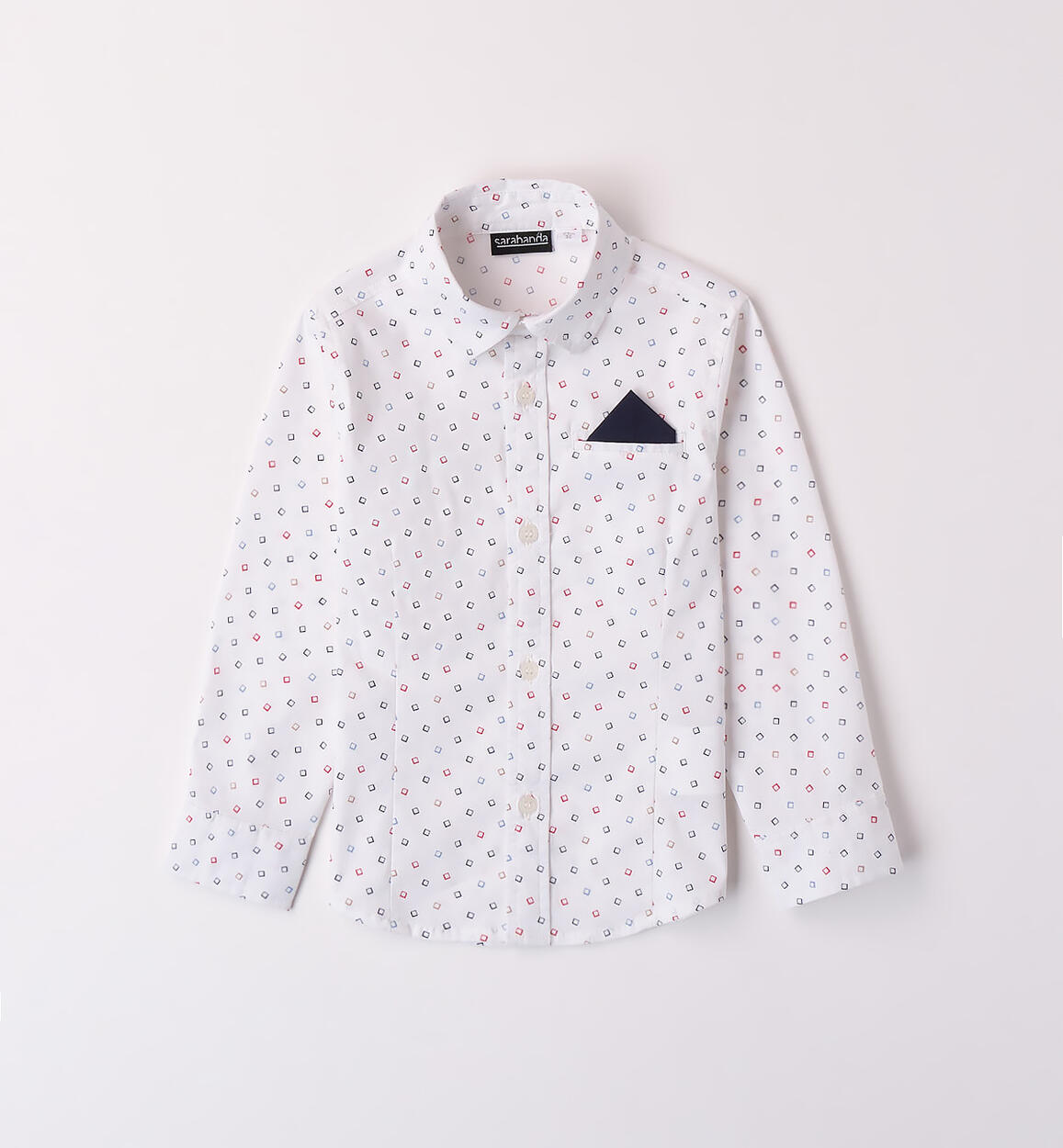 Camicia con fazzoletto per bambino BIANCO Sarabanda