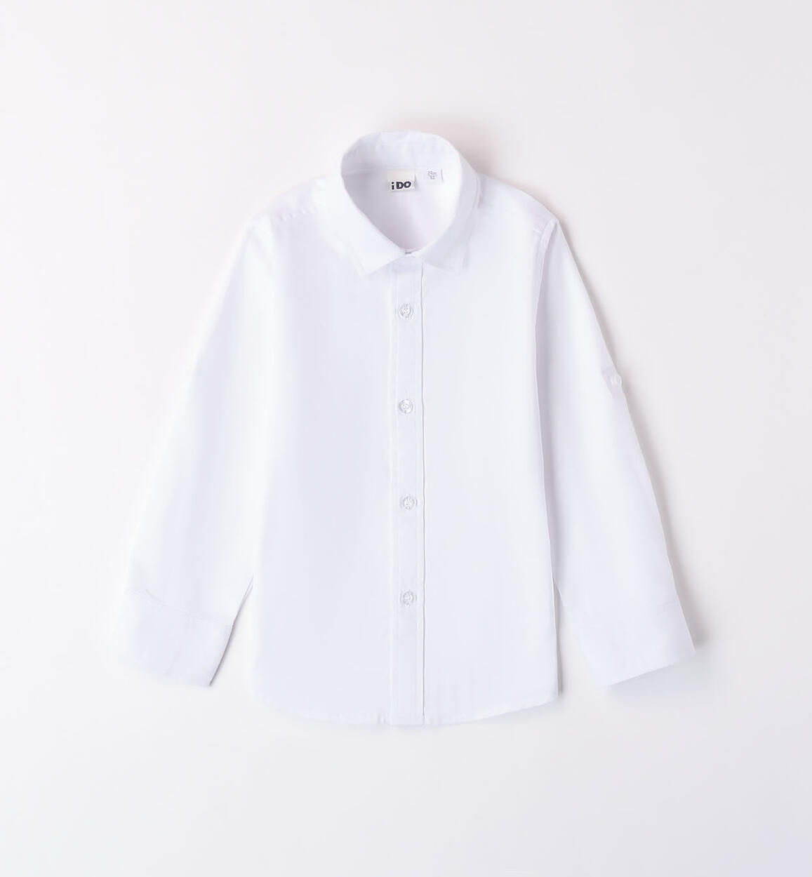 Camicia in cotone per bambino BIANCO iDO