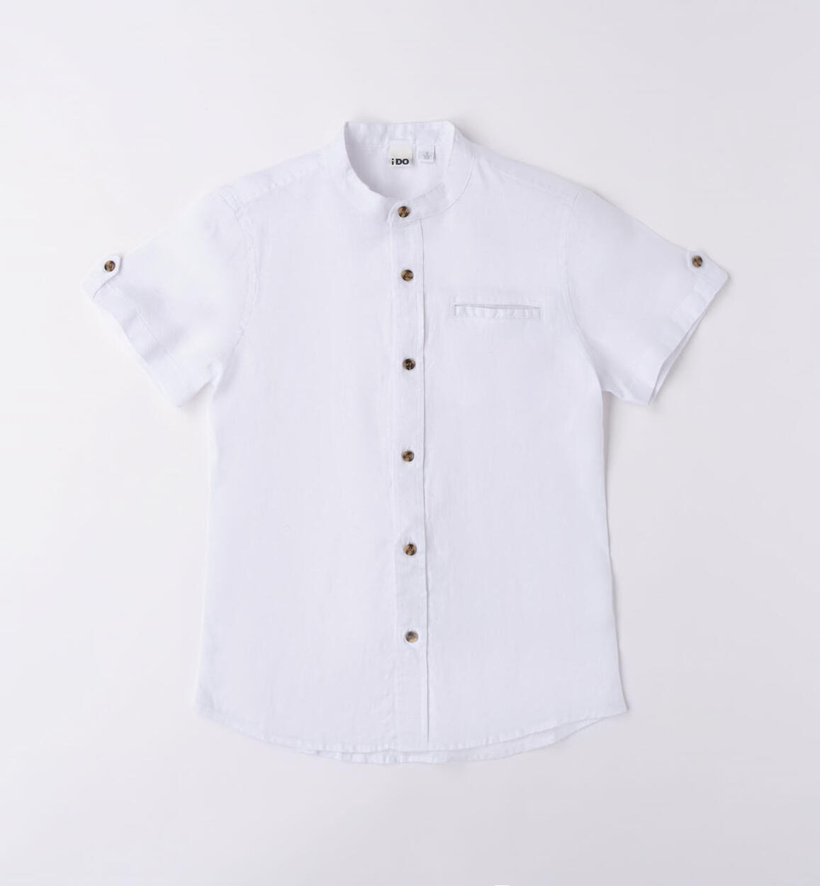 Camicia manica corta ragazzo BIANCO iDO