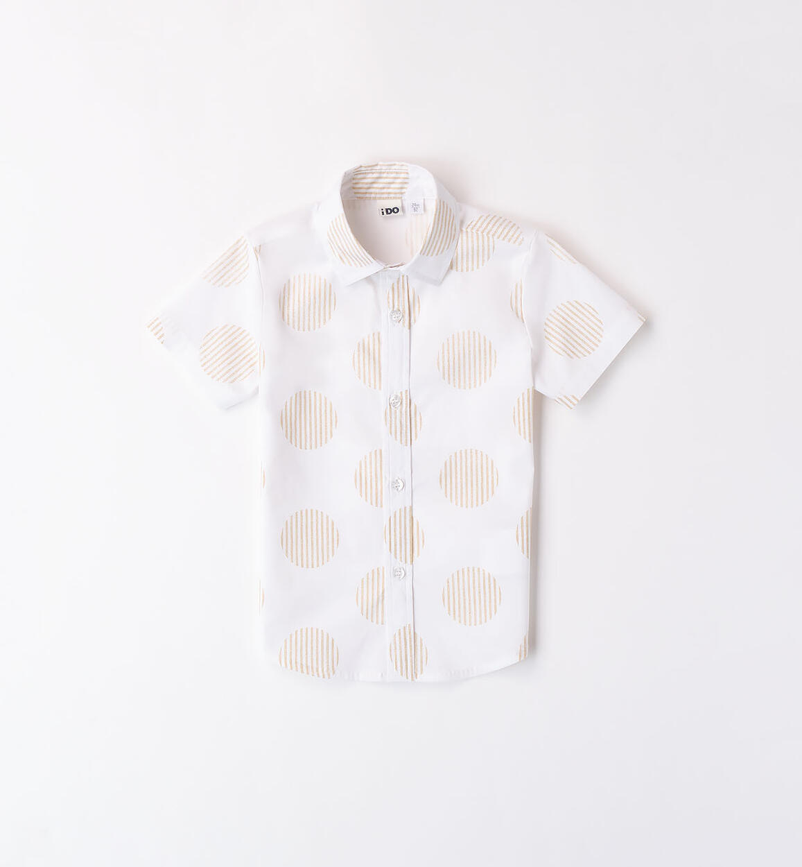 Camicia pois per bambino BIANCO iDO