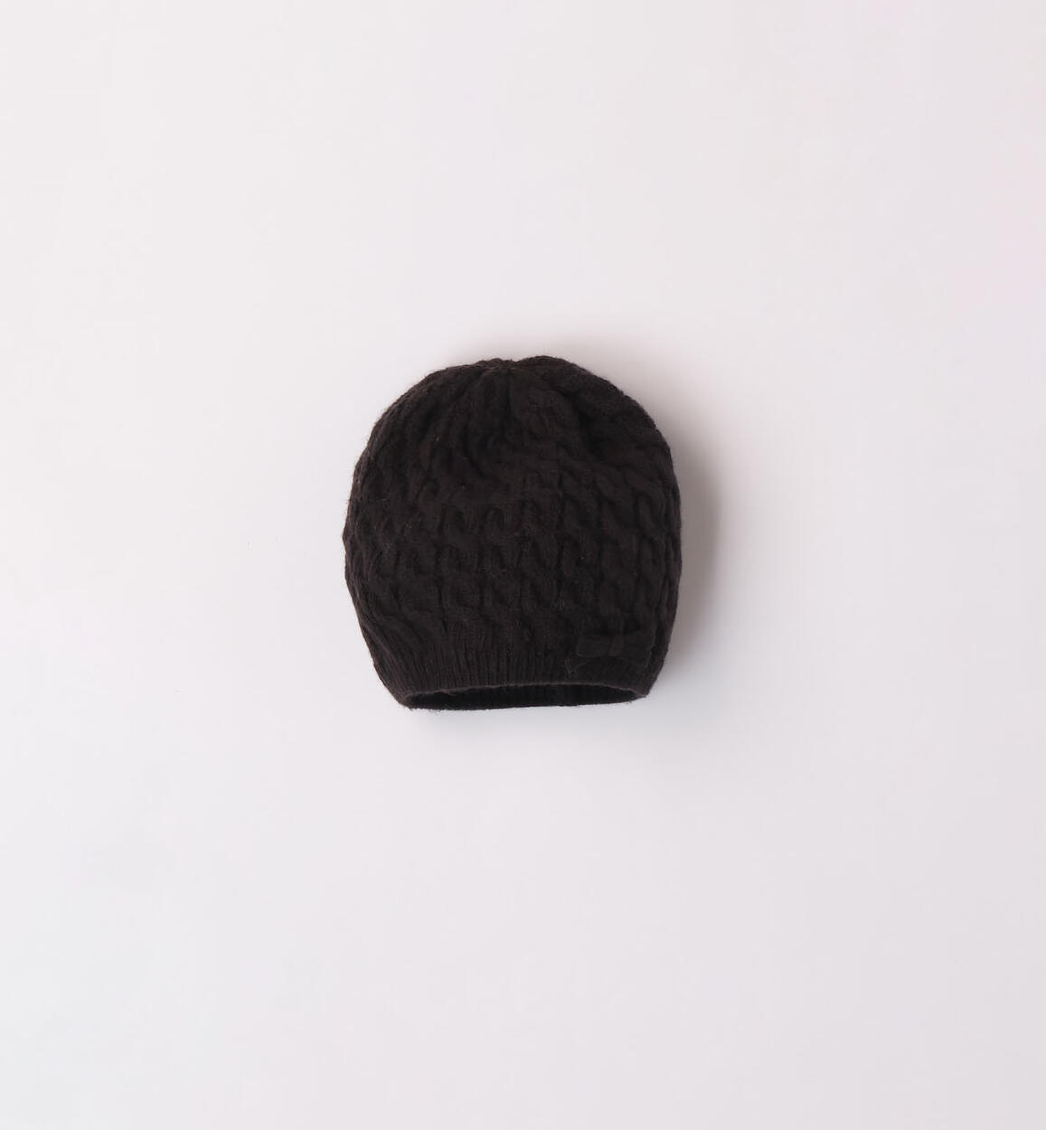 Cappello bambina in tricot NERO iDO