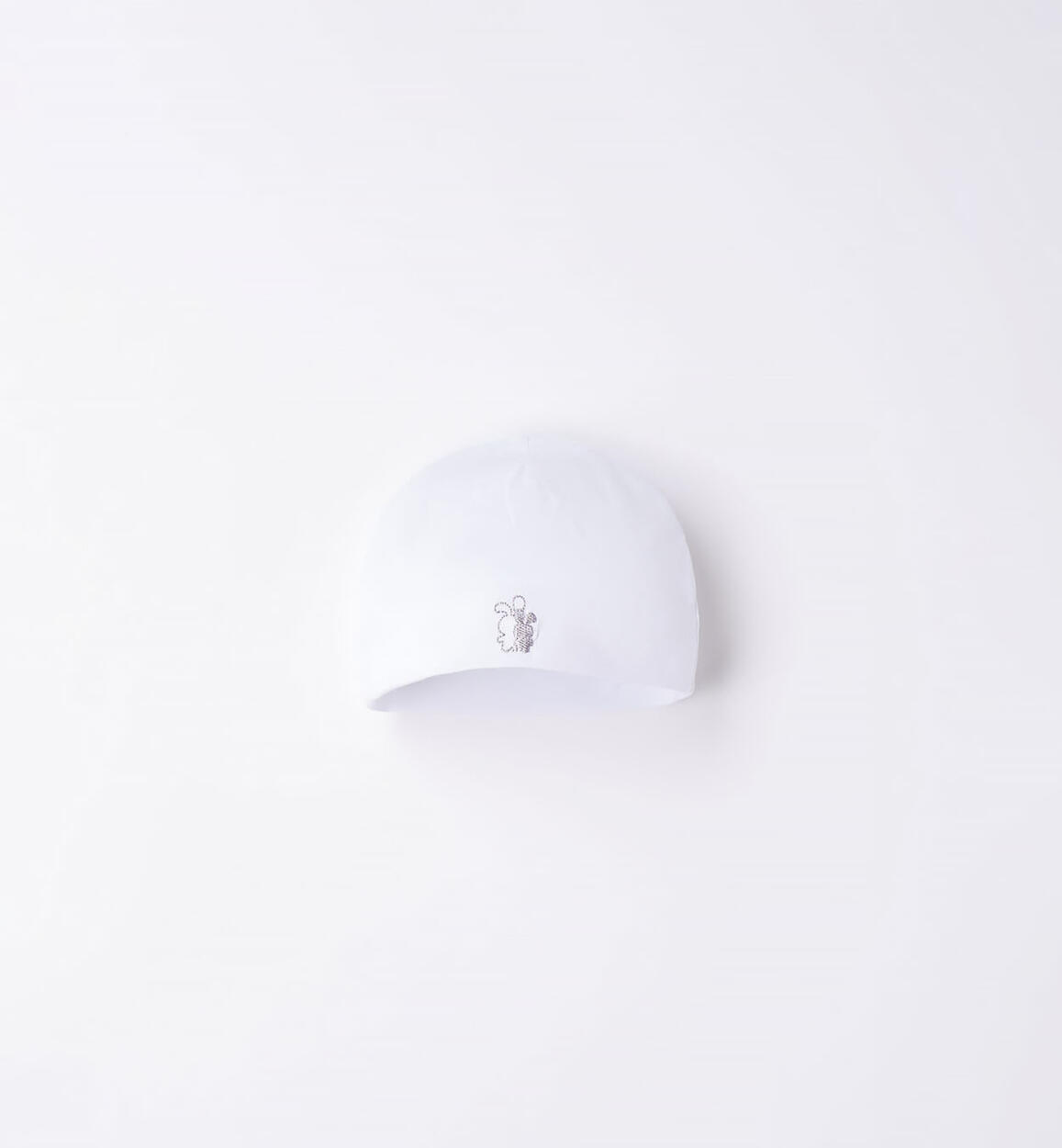 Cappello cuffia neonati BIANCO iDO