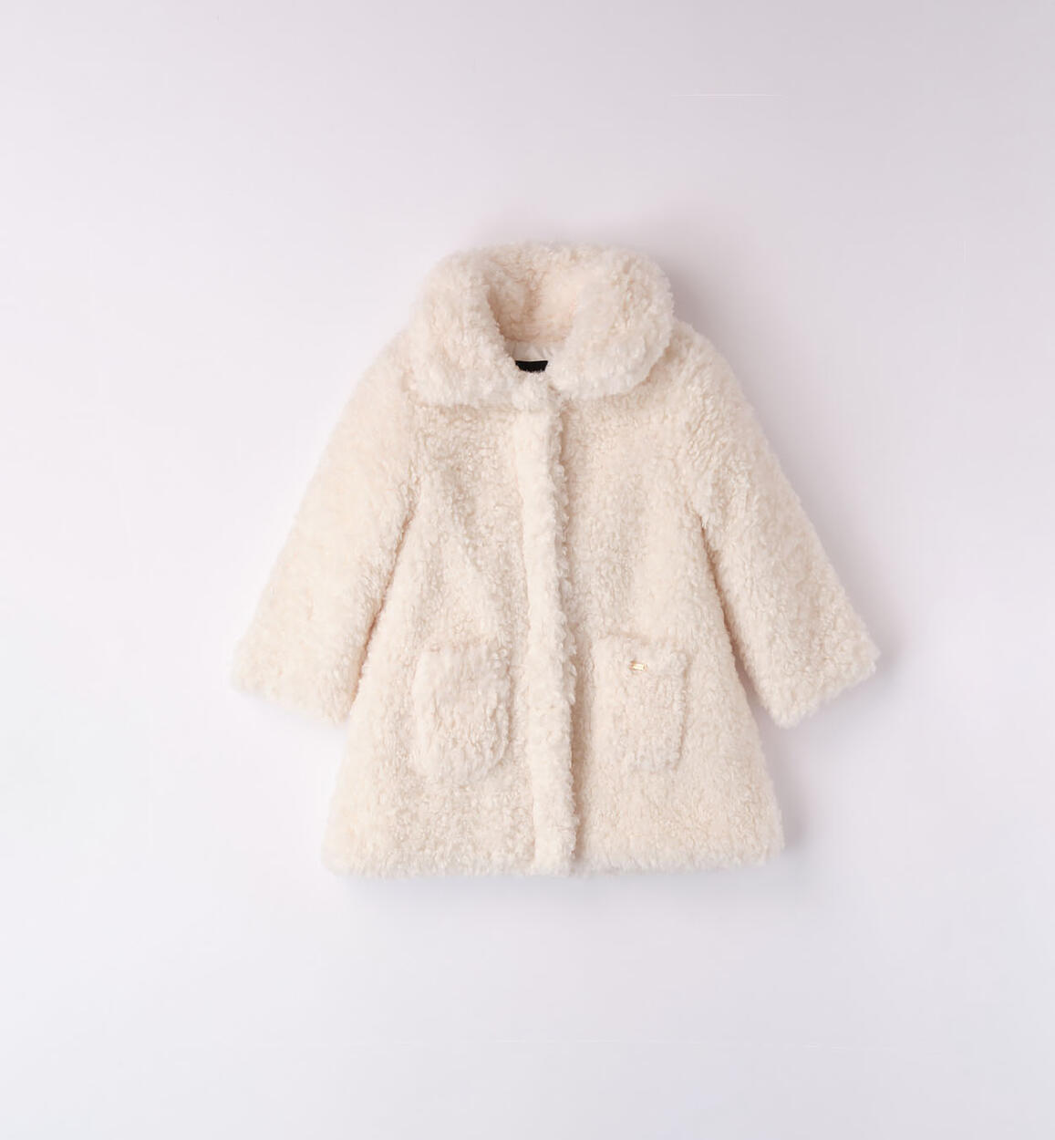 Cappotto teddy per bambina PANNA Sarabanda