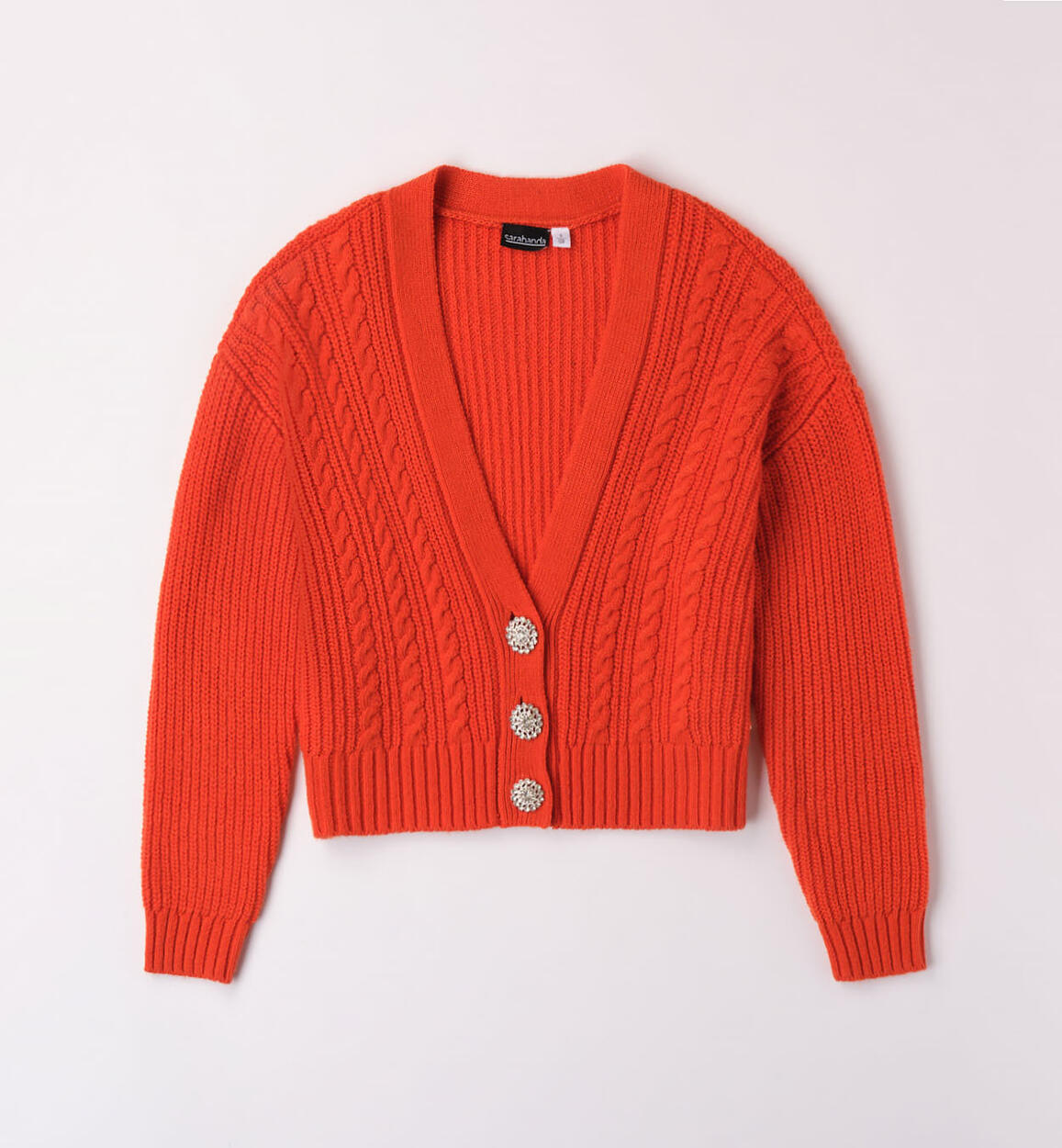 Cardigan arancio per ragazza ARANCIONE Sarabanda