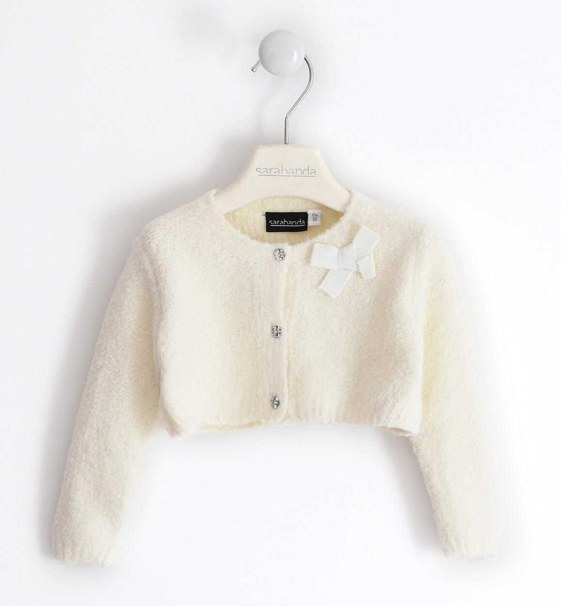 Cardigan bambina con fiocco PANNA Sarabanda