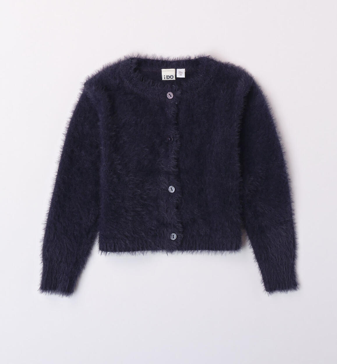 Cardigan bambina lurex BLU iDO