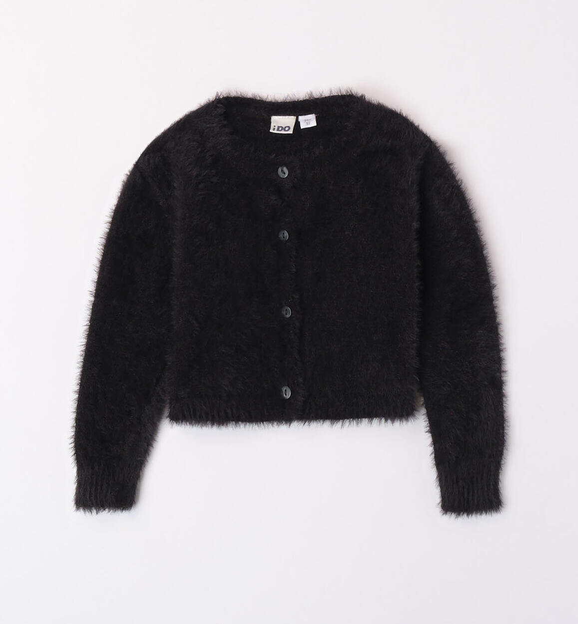 Cardigan bambina lurex NERO iDO