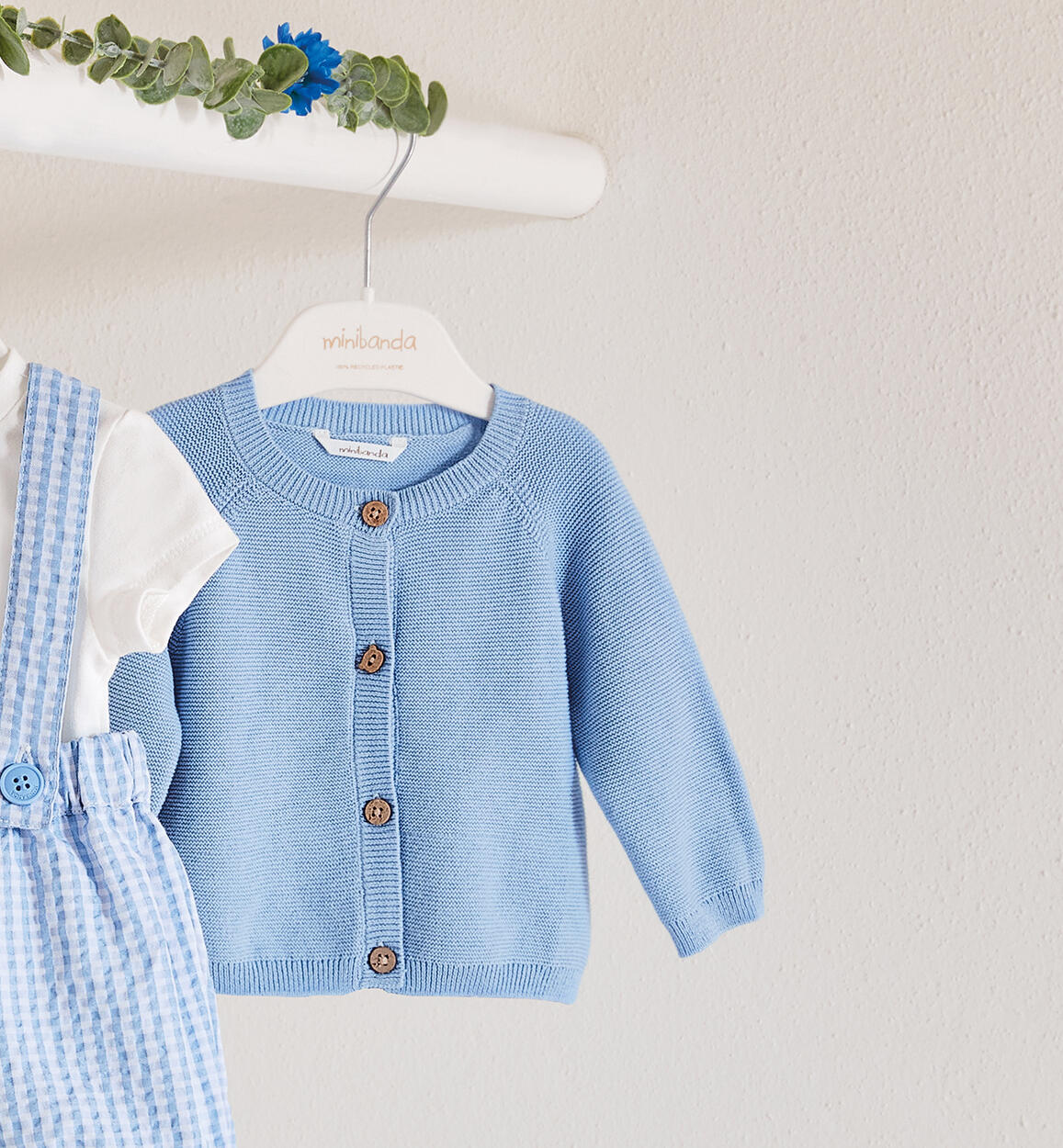 Cardigan bimbi AZZURRO Minibanda