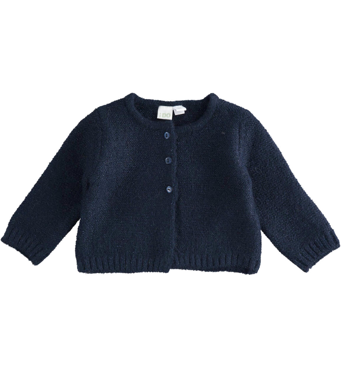 Cardigan in tricot con filo lurex BLU iDO