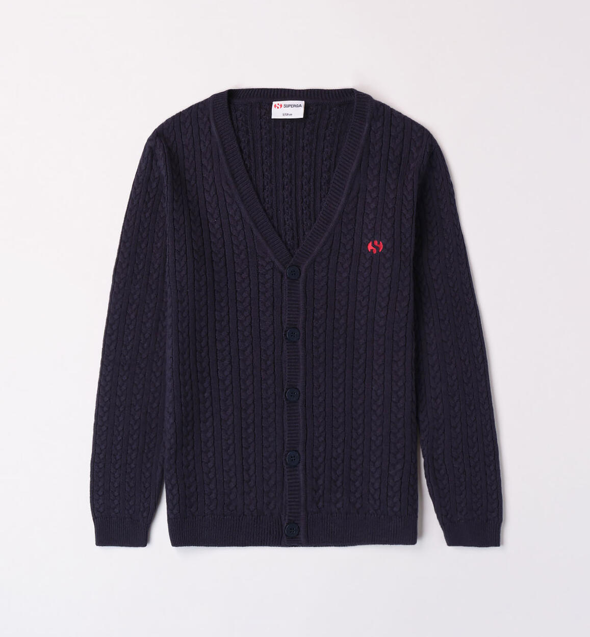 Superga tricot cardigan BLUE SUPERGA