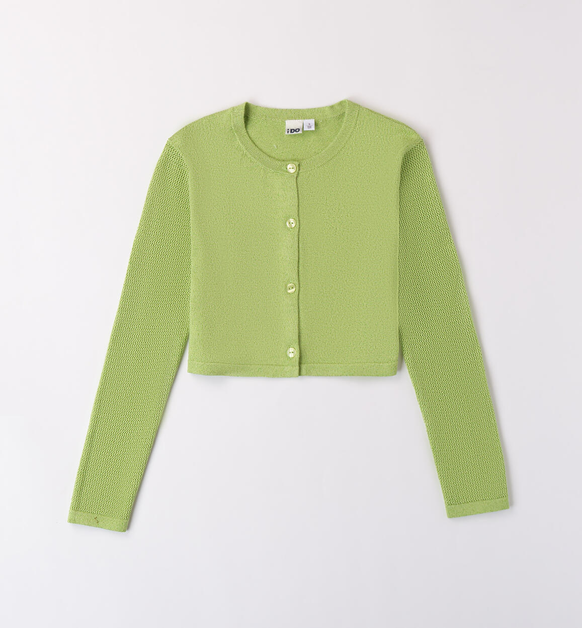 Cardigan lurex per ragazza VERDE iDO