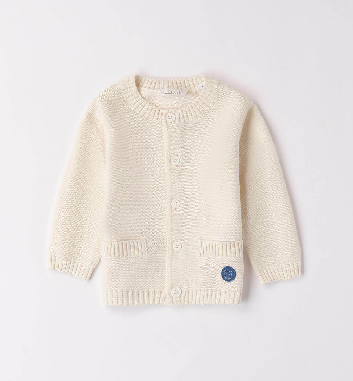 Boys' summer cardigan CREAM Minibanda