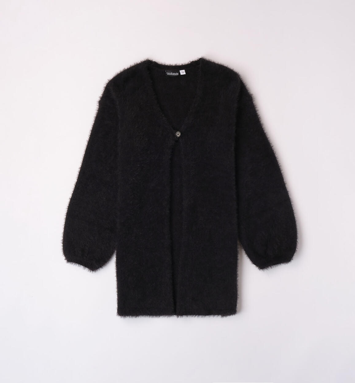 Cardigan ragazza con bottoni NERO Sarabanda