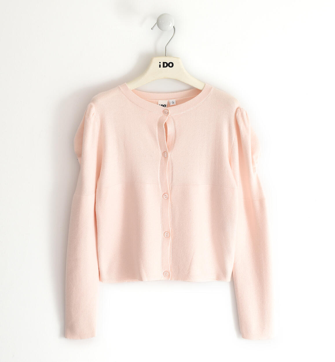 Cardigan ragazza in tricot ROSA iDO